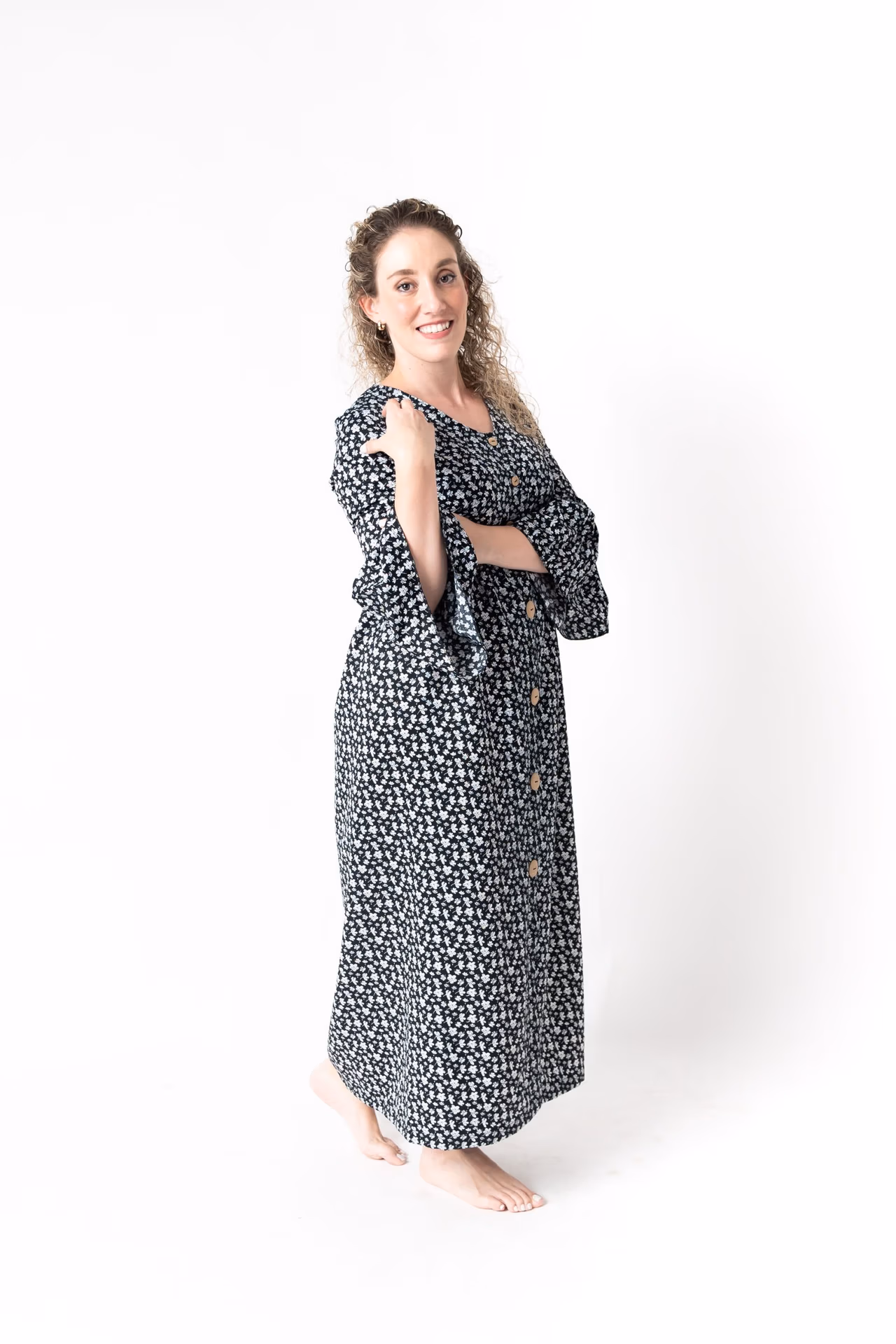 Vestido mamá Clavel